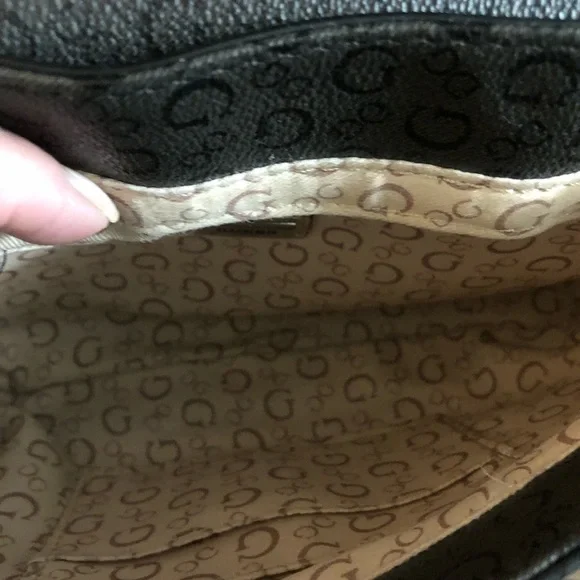 Guess Small Crossbody Bag Dark Gray - Picture 11 of 15